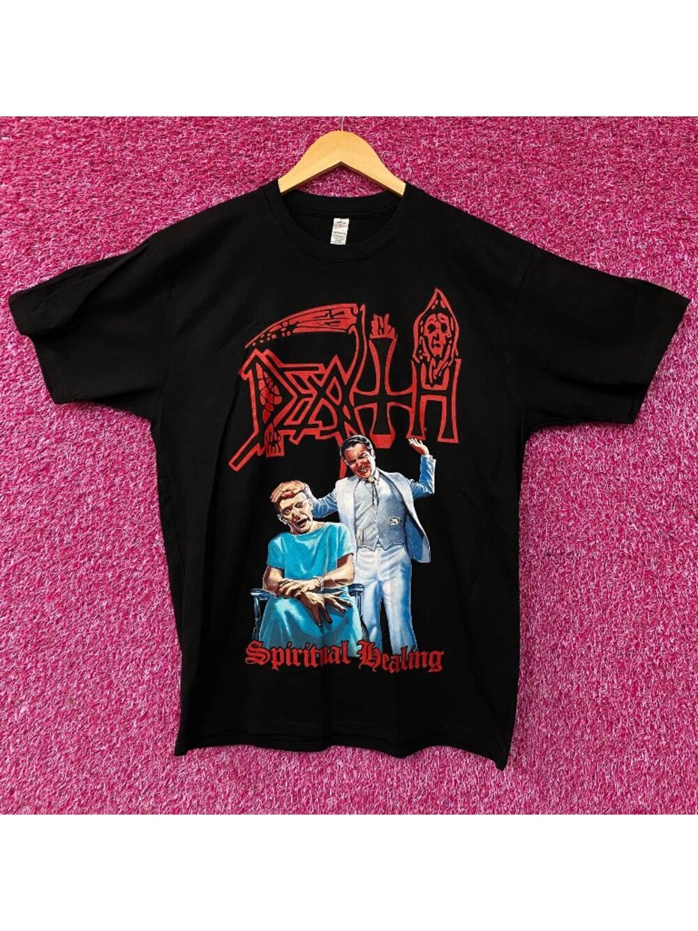 Death "Spiritual Healing" Death Metal Band T-Shirt Large